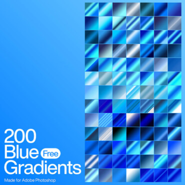 دانلود مجموعه 200 عددی گرادینت آبی فتوشاپ